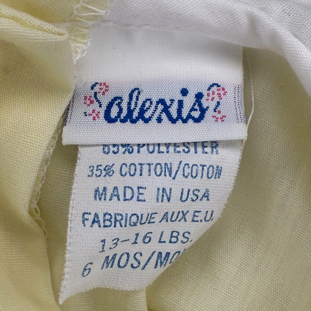 Alexis Soft Yellow Baby Dress - Picture 3 of 3